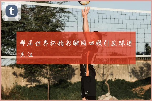 那届世界杯精彩瞬间回顾引发球迷关注