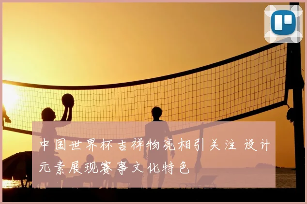 中国世界杯吉祥物亮相引关注 设计元素展现赛事文化特色